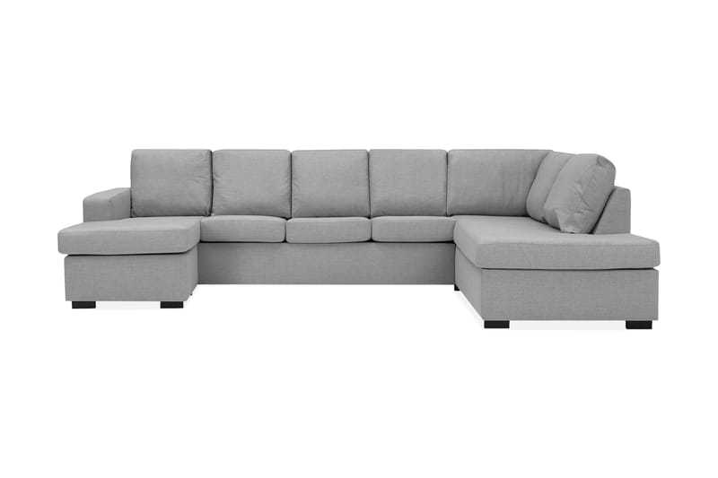 Crazy U-sofa XL Divan Venstre - Lysegrå - Hagemøbler - Solbeskyttelse - Markiser