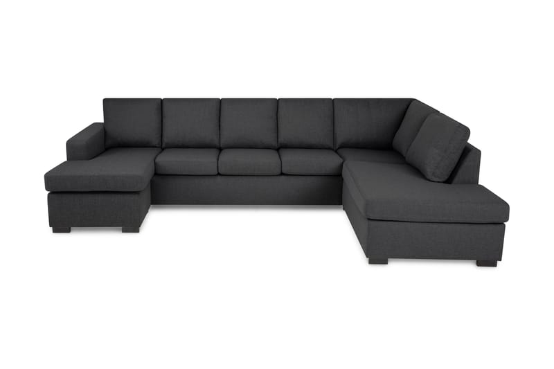 Crazy U-sofa XL Divan Venstre - Mørkegrå - Møbler - Bord - Spisegrupper