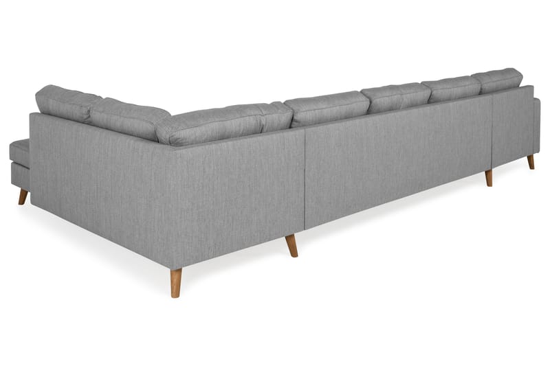 Monroe U-sofa Large med Divan Venstre - Grå - Møbler - Sofaer - U-sofa