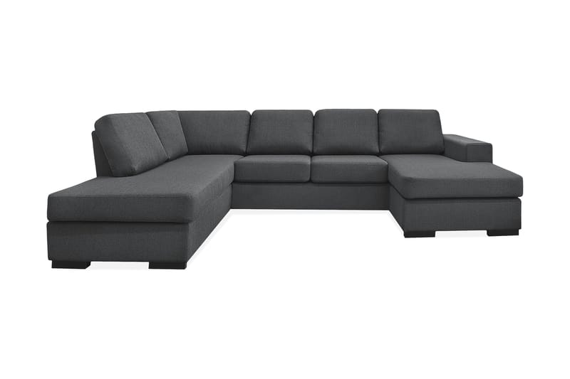 Nebraska U-sofa med Divan Høyre - Mørkegrå - Møbler - Sofaer - U-sofa