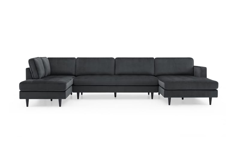 Olenne U-sofa - Mørkegrå - Møbler - Sofaer - Modulsofaer - Komplett modulsofa