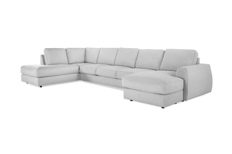 Optus Lyx U-sofa med Divan Large Høyre - Lingrå - Møbler - Sofaer - U-sofa