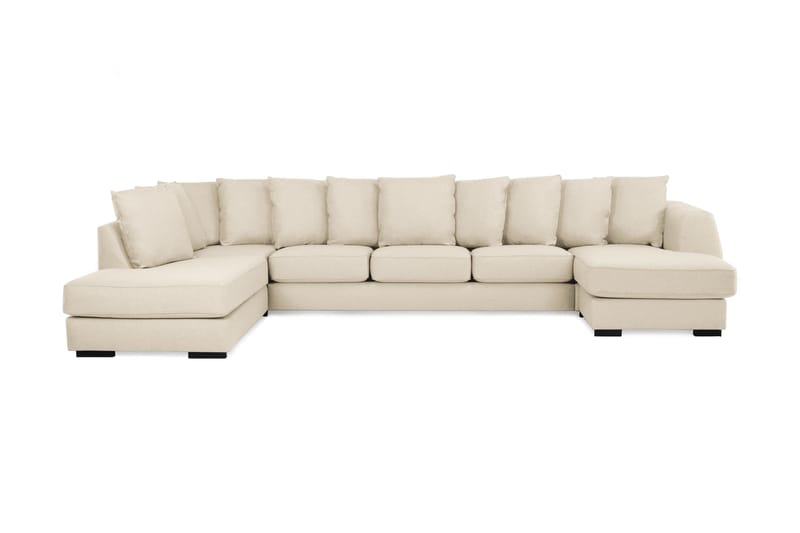 Optus U-sofa Large med Divan Høyre inkl. Konvoluttputer