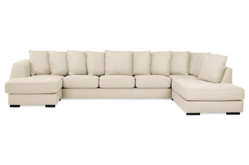 Optus U-sofa Large med Divan Venstre inkl. Konvoluttputer - Beige - Møbler - Senger - Kontinentalsenger