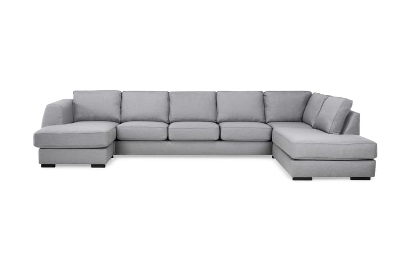 Optus U-sofa Large med Divan Venstre - Lysegrå - Møbler - Bord - Sofabord