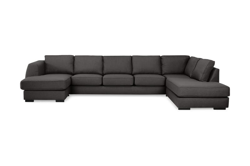 Optus U-sofa Large med Divan Venstre - Mørkegrå - Møbler - Sofaer - U-sofa