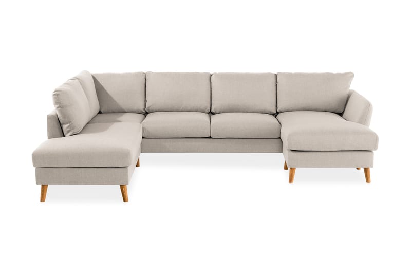 Trend U-sofa med Divan Høyre - Beige - Møbler - Sofaer - U-sofa