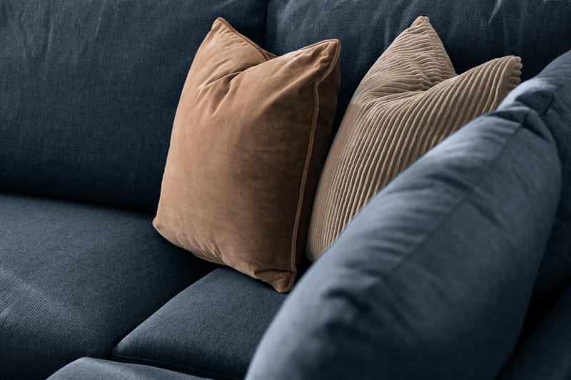 Trend U-sofa med Divan Høyre - Blå - Møbler - Sofaer - U-sofa
