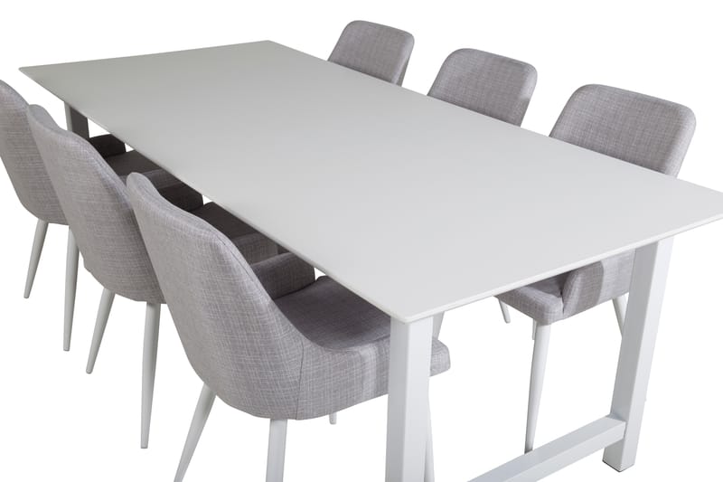 Naomi Spisebord med 6 Ridones Spisestoler - Møbler - Spisegrupper - Rektangulær spisegruppe