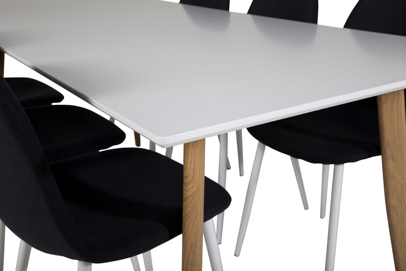 Pontus Spisebord 180 cm Med 6 Ypas Spisestoler - Møbler - Spisegrupper - Rektangulær spisegruppe
