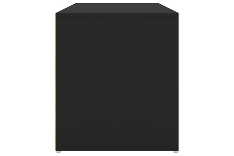 Gangbenk 80x40x45 cm svart sponplate - Svart - Møbler - Stoler & lenestoler - Benk