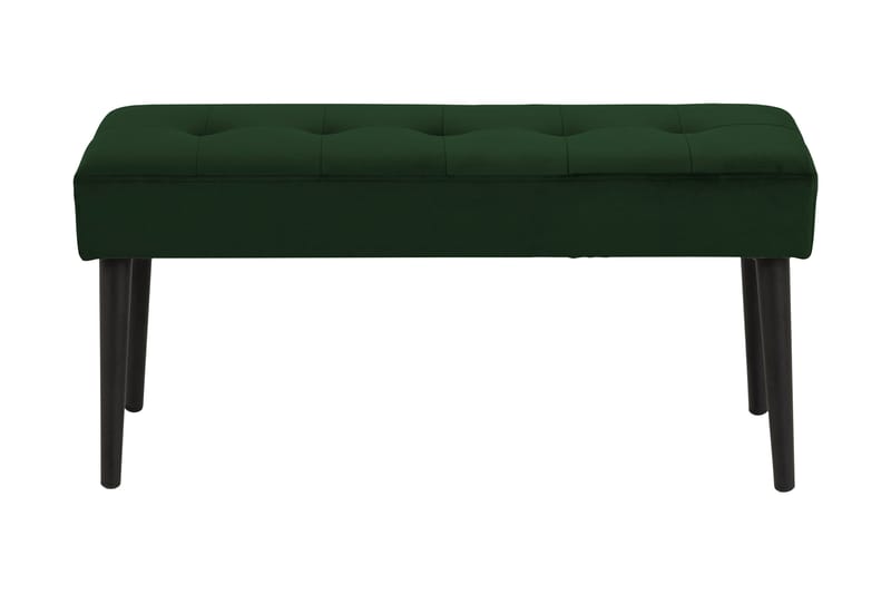 Goldbro sofa VIC-stoff - Grønn/Matt Svart - Møbler - Stoler & lenestoler - Benk