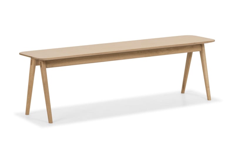 Jerup Sittebenk 150 cm Massiv Eik - Brun - Møbler - Bord - Spisebord & kjøkkenbord