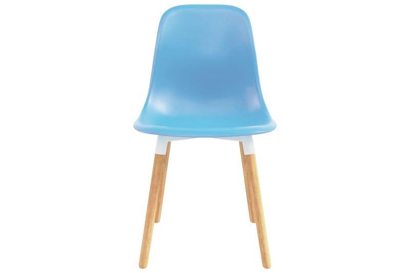 Spisestoler 2 stk blå plast - Blå - Møbler - Stoler & lenestoler - Karmstoler