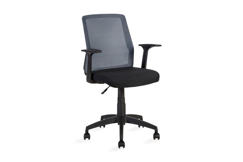 Kontorstol ALPHA 60x55xH875-95cm svart/grå - Møbler - Stoler & lenestoler - Kontorstol & skrivebordsstol