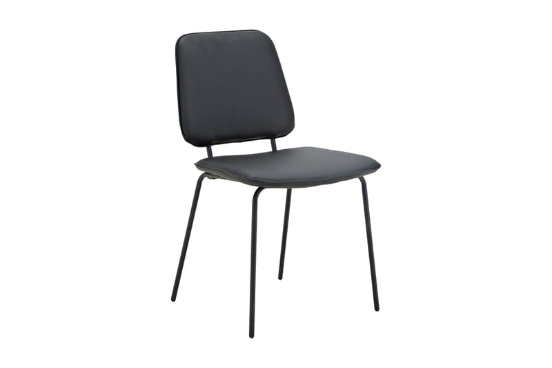 Idril Spisestol - Svart PU/Svart - Møbler - Stoler & lenestoler - Klappstol & stablingsbare stoler