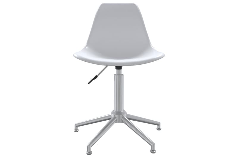 Svingbare spisestoler 2 stk hvit PP - Hvit - Møbler - Stoler & lenestoler - Spisestuestoler & kjøkkenstoler
