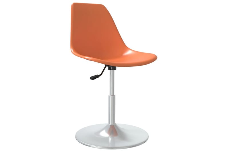 Svingbare spisestoler 6 stk oransje PP - Oransj - Møbler - Stoler & lenestoler - Spisestuestoler & kjøkkenstoler