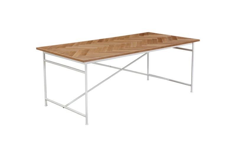 Antwerp Spisebord 200 cm - Hvit - Møbler - Bord - Spisebord & kjøkkenbord