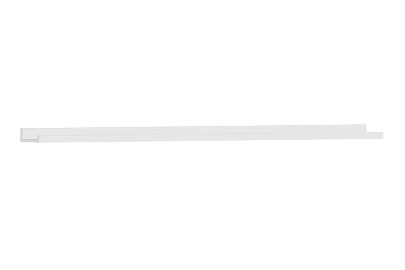 White Shelf Bildehylle MDF 150 cm - Hvit - Oppbevaring - Hyller - Bokhylle - Boklist