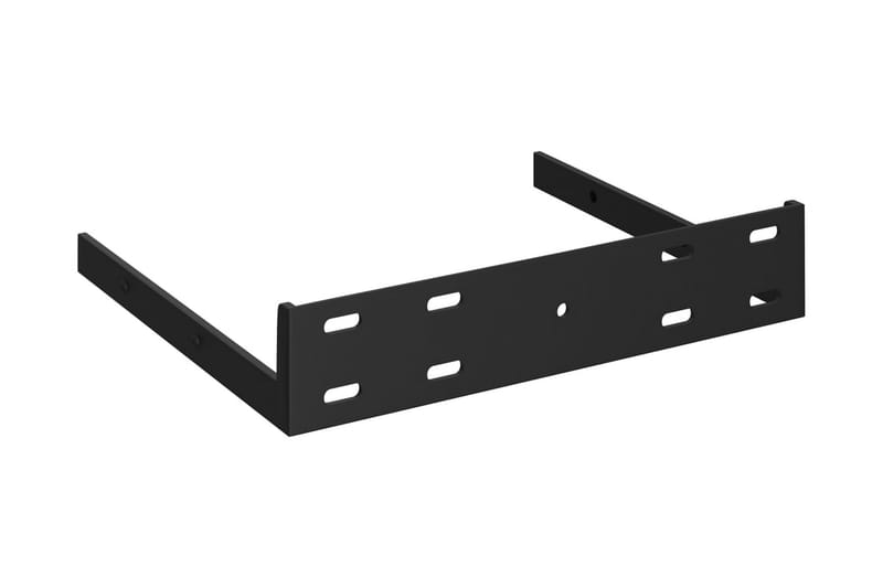 Flytende vegghylle høyglans svart 35x35x3,8 cm MDF - Svart - Oppbevaring - Hyller - Hjørnehylle