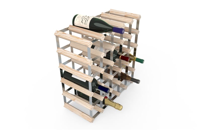 30 Flasker 5x5 Natur/Galvanisert stål - RTA Wineracks - Oppbevaring - Hyller - Oppbevaringshylle - Vinstativ & vinhylle