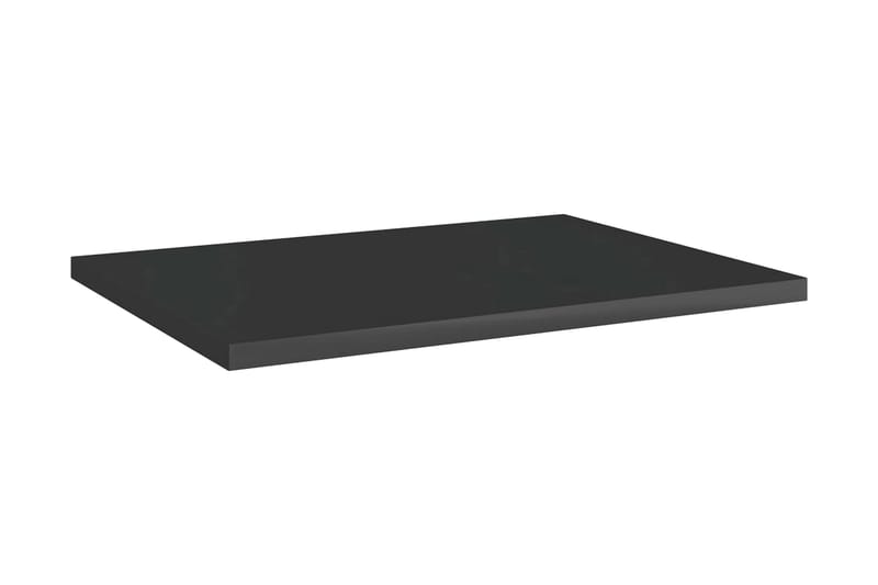 Hylleplater 8 stk høyglans svart 40x30x1,5 cm sponplate - Svart - Oppbevaring - Klesoppbevaring - Garderober & garderobesystem - Innredning garderobe - Hylleplan til garderobe