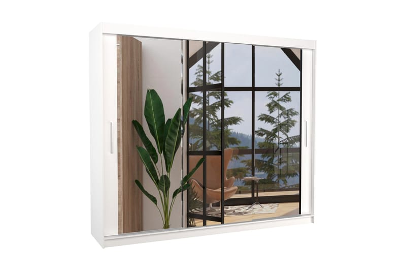 Chessel Garderobe med Speil 250x215 cm