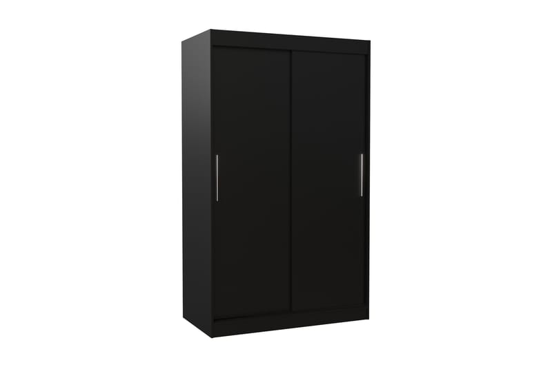 Collini Garderobe 120x200 cm - Svart - Oppbevaring - Klesoppbevaring - Garderober & garderobesystem