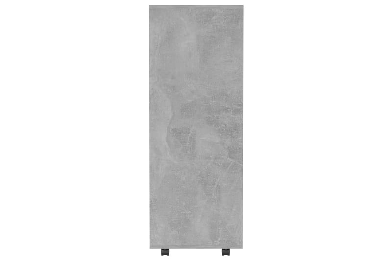 Garderobe betonggrå 80x40x110 cm sponplate - Grå - Oppbevaring - Klesoppbevaring - Garderober & garderobesystem