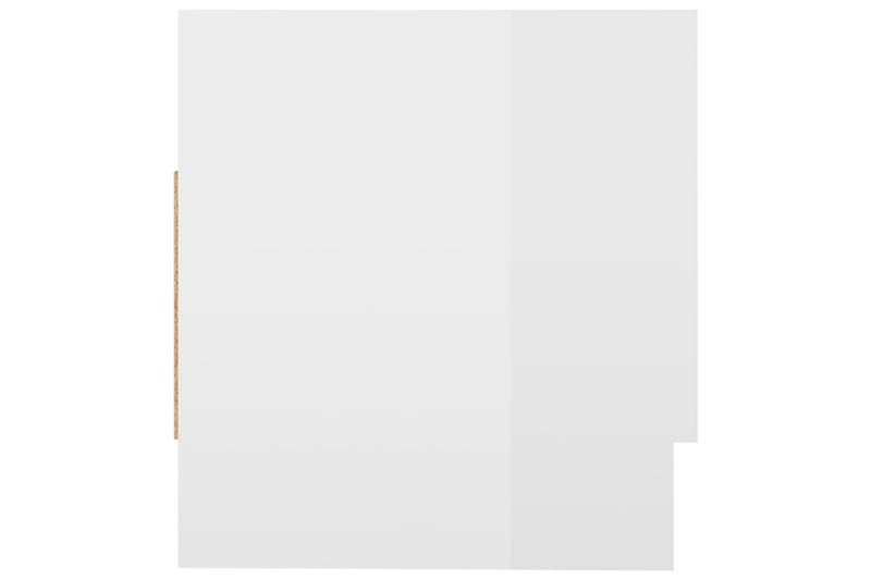 Garderobe høyglans hvit 70x32,5x35 cm sponplate - Hvit - Oppbevaring - Klesoppbevaring - Garderober & garderobesystem