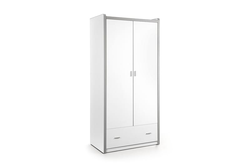 Nilda Garderobe 2 Dører - Hvit - Oppbevaring - Klesoppbevaring - Garderober & garderobesystem