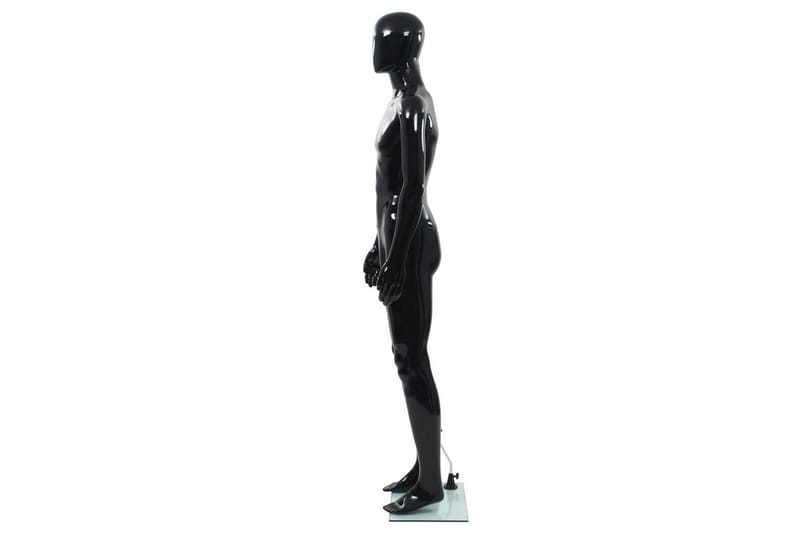 Full-body mannlig utstillingsdukke m. glass base 185cm - Oppbevaring - Klesoppbevaring - Stumtjener