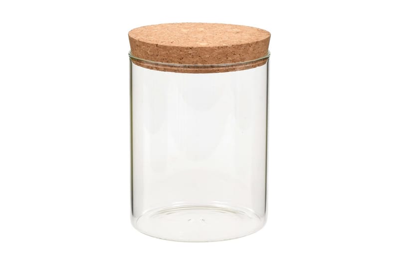 Glasskrukker med kork 6 stk 650 ml - Husholdning - Matlaging & Baking - Kjøkkenutstyr - Bokser & syltetøyglass