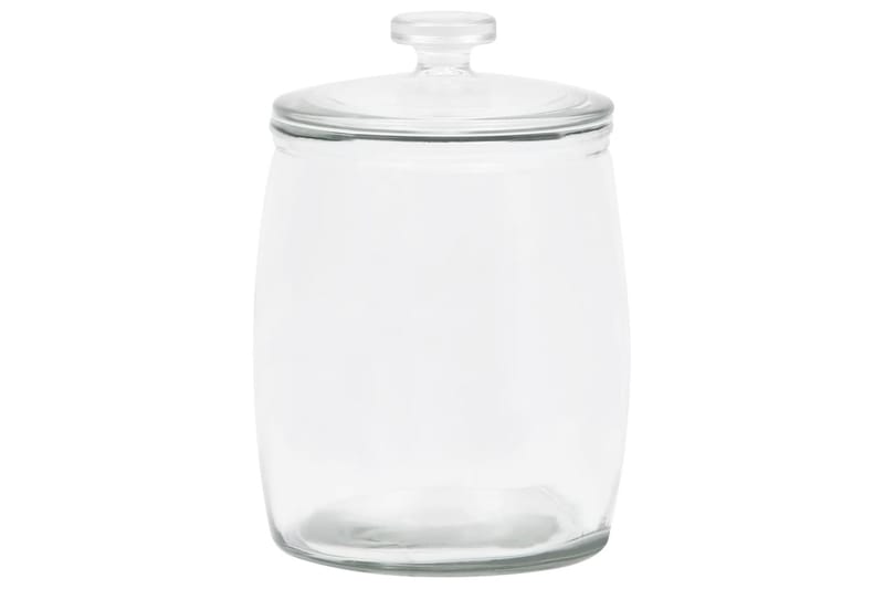 Glasskrukker med lokk 4 stk 8000 ml - Gjennomsiktig - Husholdning - Matlaging & Baking - Kjøkkenutstyr - Bokser & syltetøyglass