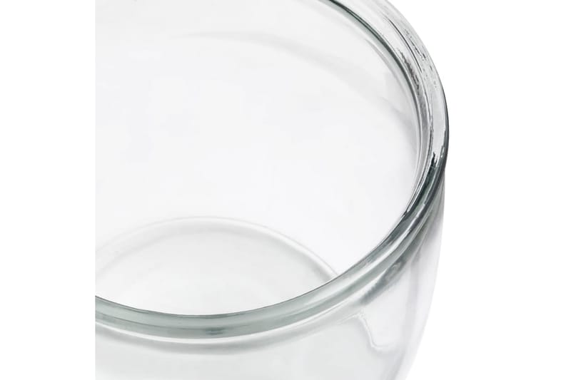 Glasskrukker med lokk 4 stk 8000 ml - Gjennomsiktig - Oppbevaring - Oppbevaring til småting