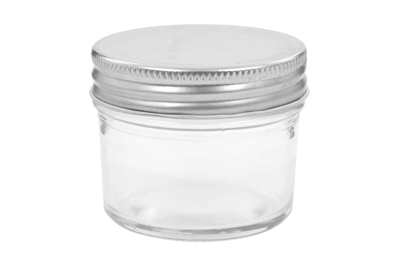 Syltetøyglass med sølve lokk 96 stk 110 ml - Husholdning - Matlaging & Baking - Kjøkkenutstyr - Bokser & syltetøyglass