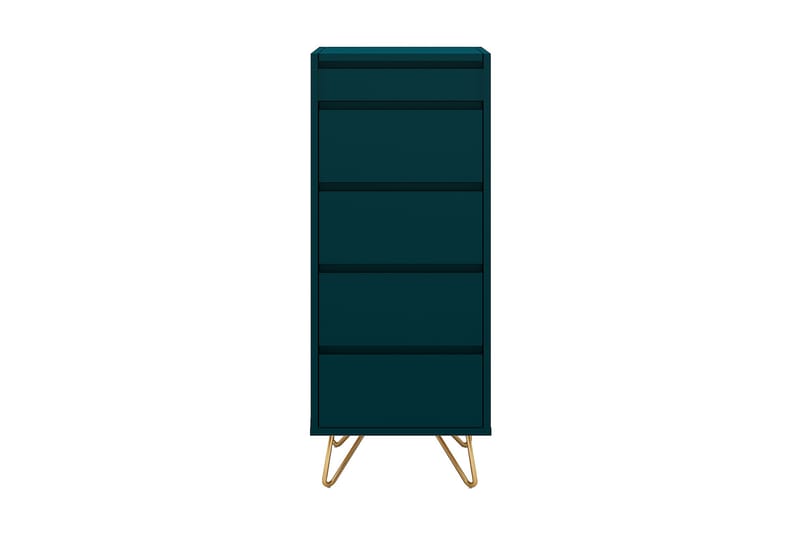 Kommode med Speil - Blå | Gull - Oppbevaring - Oppbevaringsmøbler - Kommode