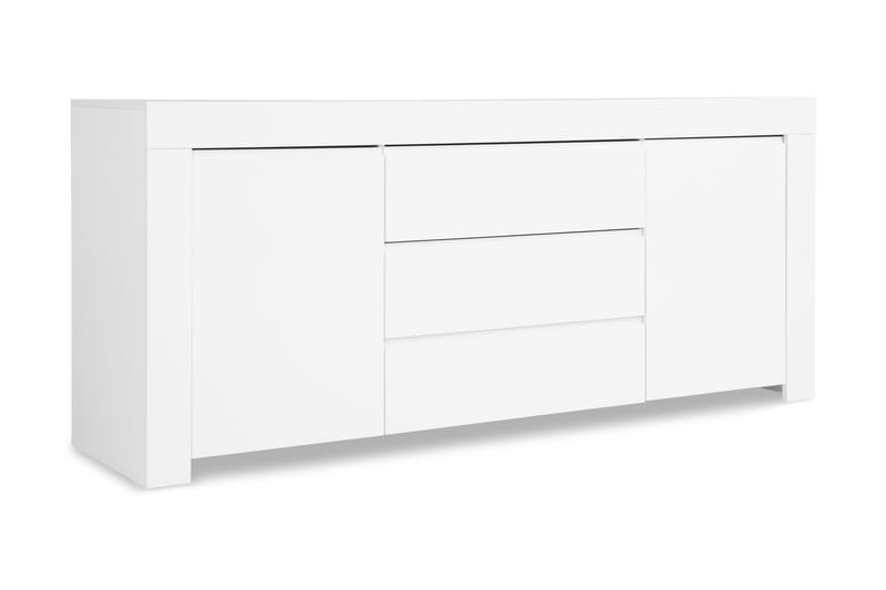 Amalfi Sideboard 190 cm 2 Dører 3 Skuffer - Hvit Høyglans - Oppbevaring - Oppbevaringsmøbler - Sideboard & skjenker