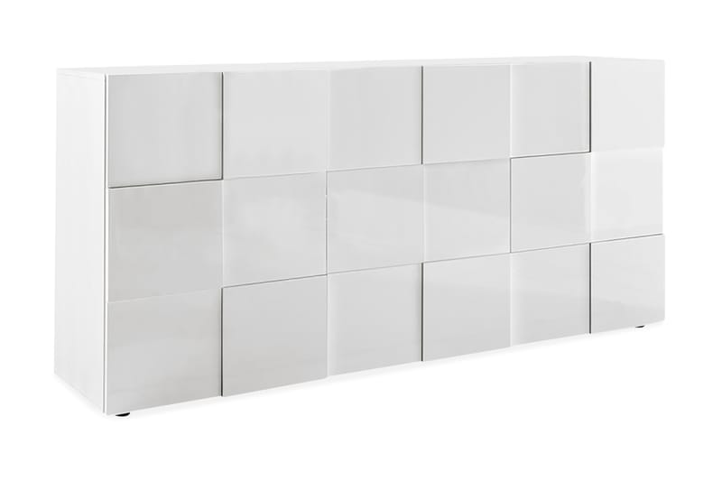 Dama Sideboard 181 cm - Hvit Høyglanslack - Oppbevaring - Skap - Oppbevaringsskap