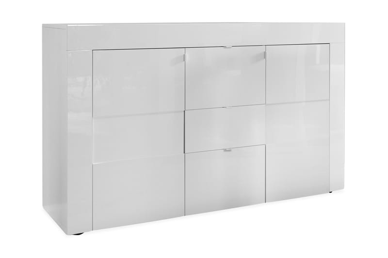 Easy Sideboard 138 cm 2 Dører 3 Skuffer - Hvit - Oppbevaring - Oppbevaringsmøbler - Sideboard & skjenk