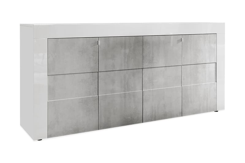 Easy Sideboard 181 cm - Hvit/Betong - Oppbevaring - Oppbevaringsmøbler - Sideboard & skjenker