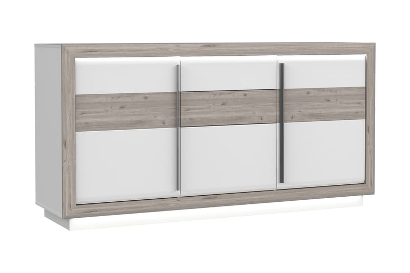 Kalabaka Sideboard 53x193 cm - Brun/Hvit - Oppbevaring - Oppbevaringsmøbler - Sideboard & skjenk