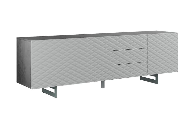 Korfu Sideboard 220x45 cm - Betonggrå - Oppbevaring - Oppbevaringsmøbler - Sideboard & skjenker