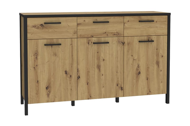Koufalia Sideboard 40x140 cm - Brun/Svart - Oppbevaring - Oppbevaringsmøbler - Sideboard & skjenker