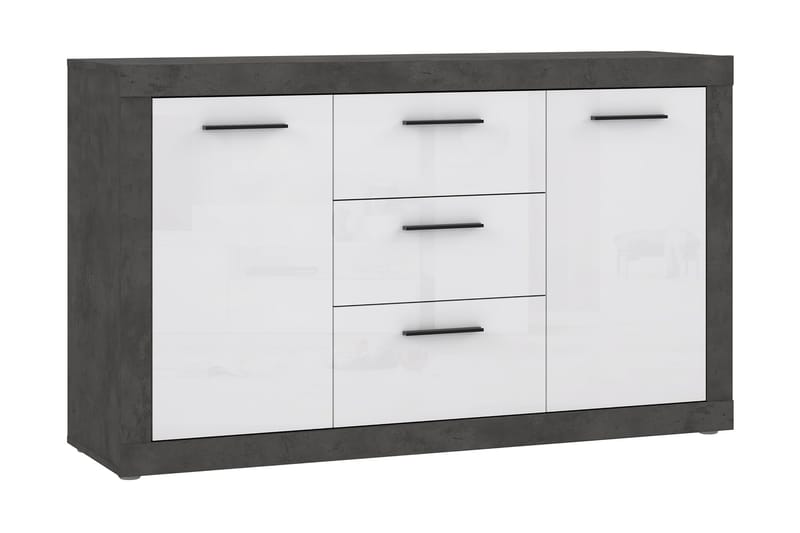 Kranea Sideboard 41x143 cm - Grå/Hvit - Oppbevaring - Oppbevaringsmøbler - Sideboard & skjenker