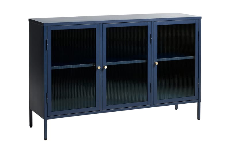 Lazarus Sideboard 3 delar 132 cm - Blå - Oppbevaring - Oppbevaringsmøbler - Sideboard & skjenker
