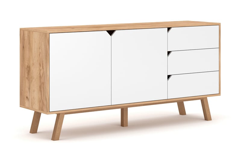 Molan Sideboard 42x160 cm - Natur|Hvit - Oppbevaring - Oppbevaringsmøbler - Sideboard & skjenk