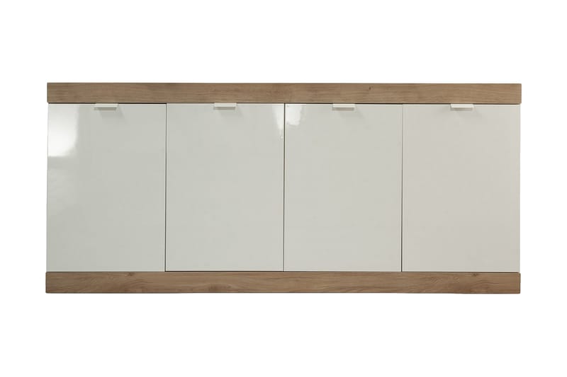 Nicery Sideboard 180 cm - Hvit/Brun - Oppbevaring - Oppbevaringsmøbler - Sideboard & skjenker