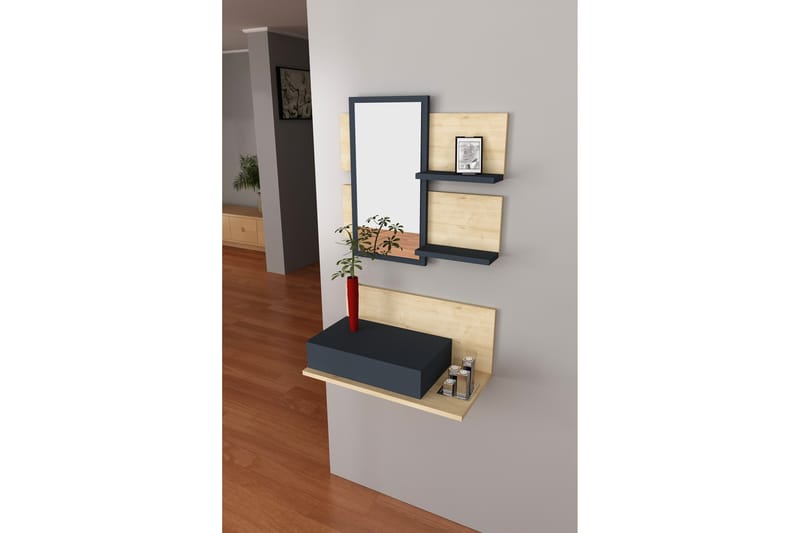 Shalice Sideboard 60 cm - Eik|Antrasitt - Oppbevaring - Oppbevaringsmøbler - Sideboard & skjenk